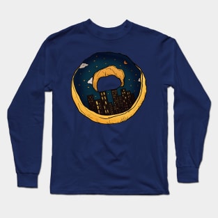 Skyscraper Donut Long Sleeve T-Shirt